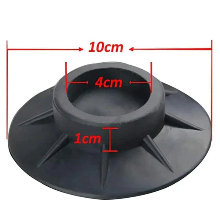 Lot de 4 Coussins anti-vibrations pour machine à laver