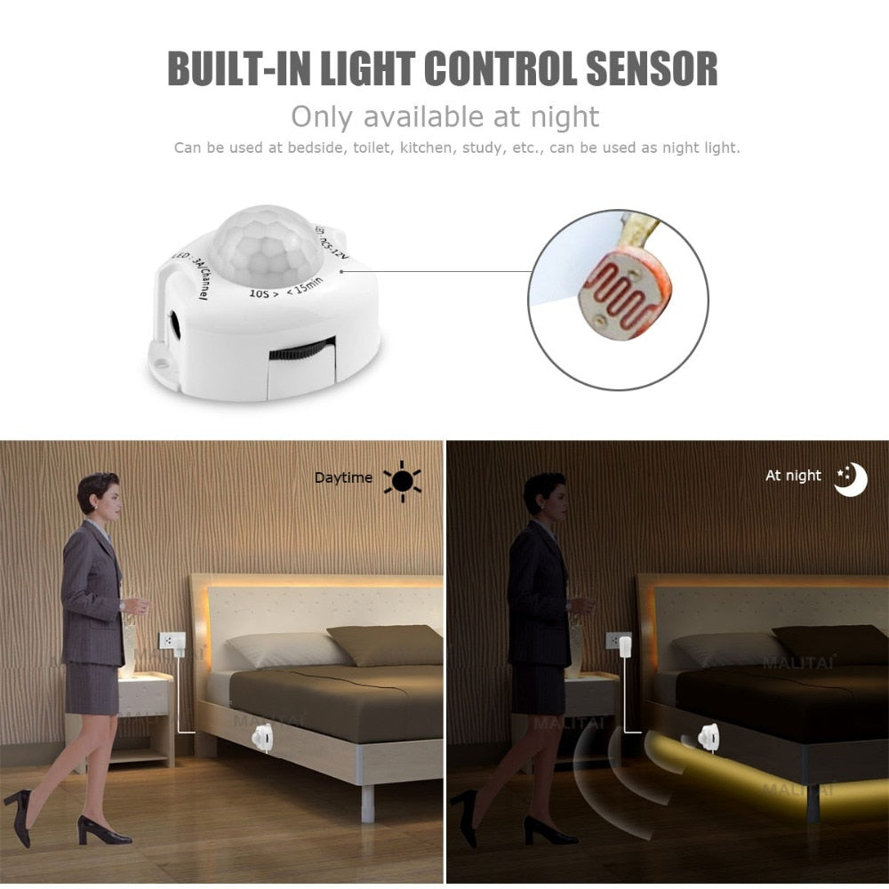 Bande Lumineuse LED ULTRA FLEXIBLE - détecteur de mouvements