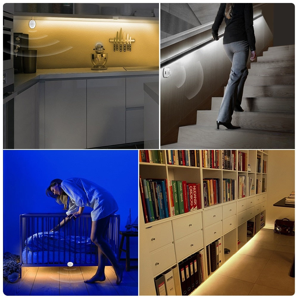 Bande Lumineuse LED ULTRA FLEXIBLE - détecteur de mouvements
