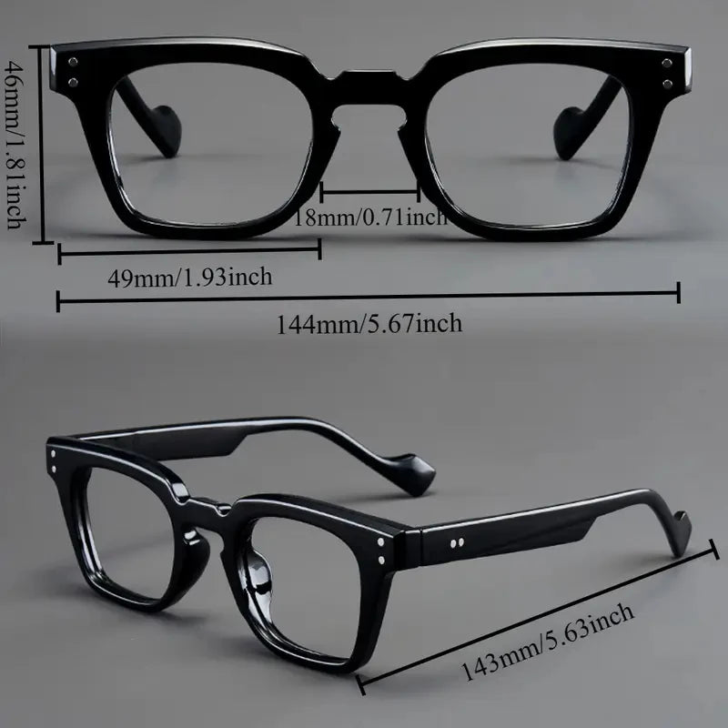 Lot de 2 Lunettes de Lecture Vintage Rondes & Carrées