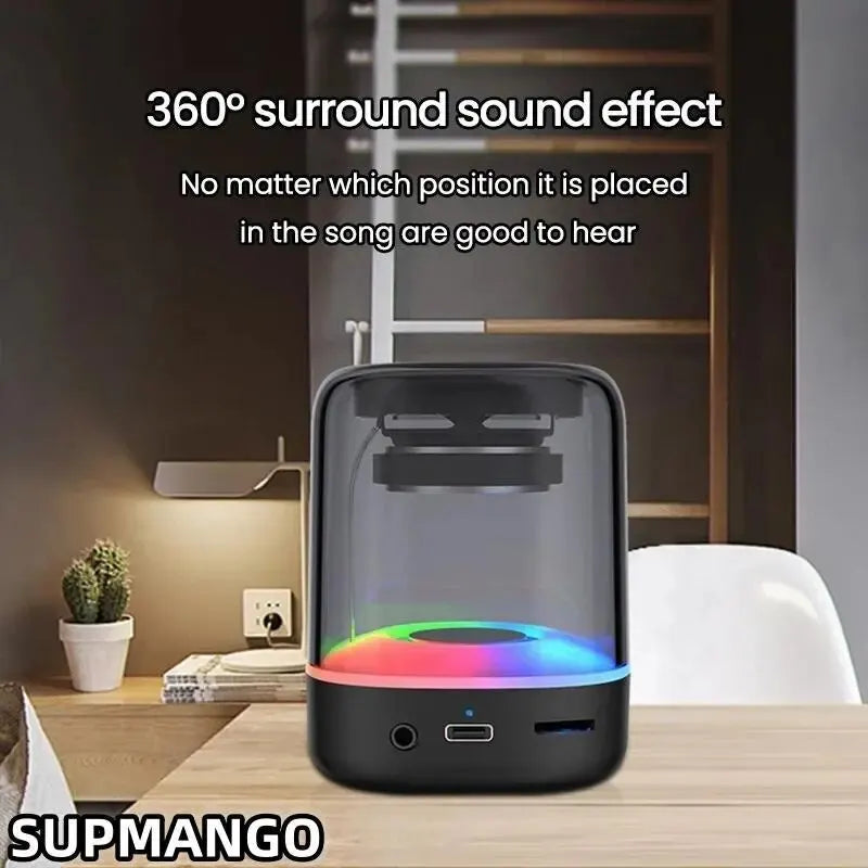 Mini enceinte bluetooth sans fil avec amplificateur Ă  haut rendement